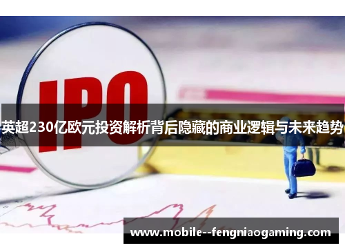 英超230亿欧元投资解析背后隐藏的商业逻辑与未来趋势