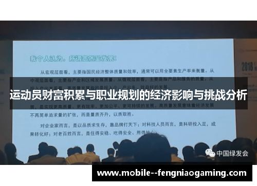 运动员财富积累与职业规划的经济影响与挑战分析